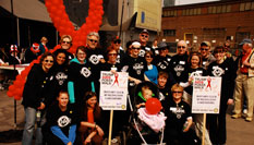 Trump AIDS Poker Walk 2011